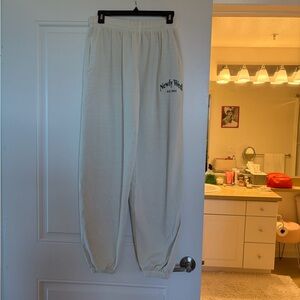 Anthropologie Cream Cozy Pants Brand new with tags.